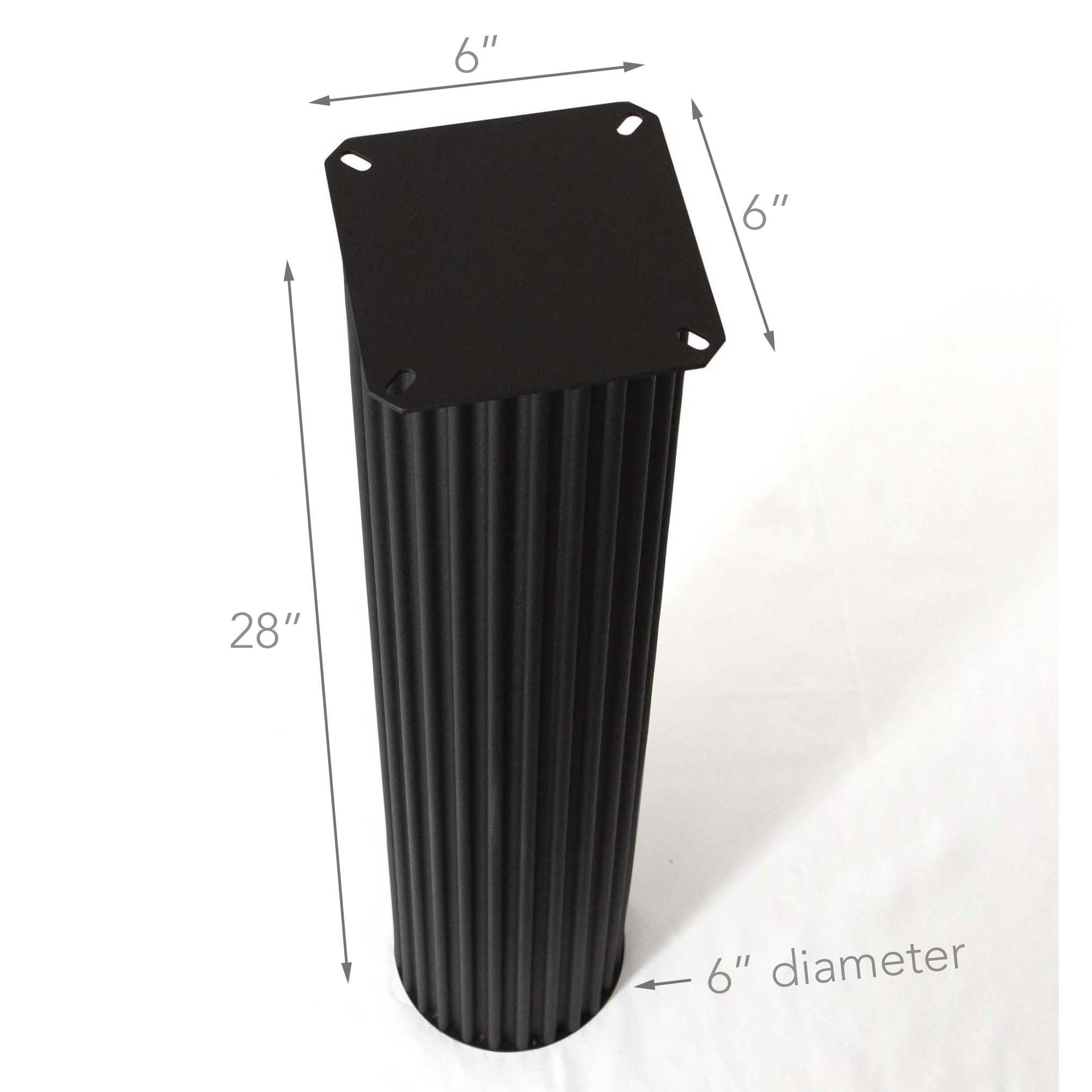 Fluted Support Column