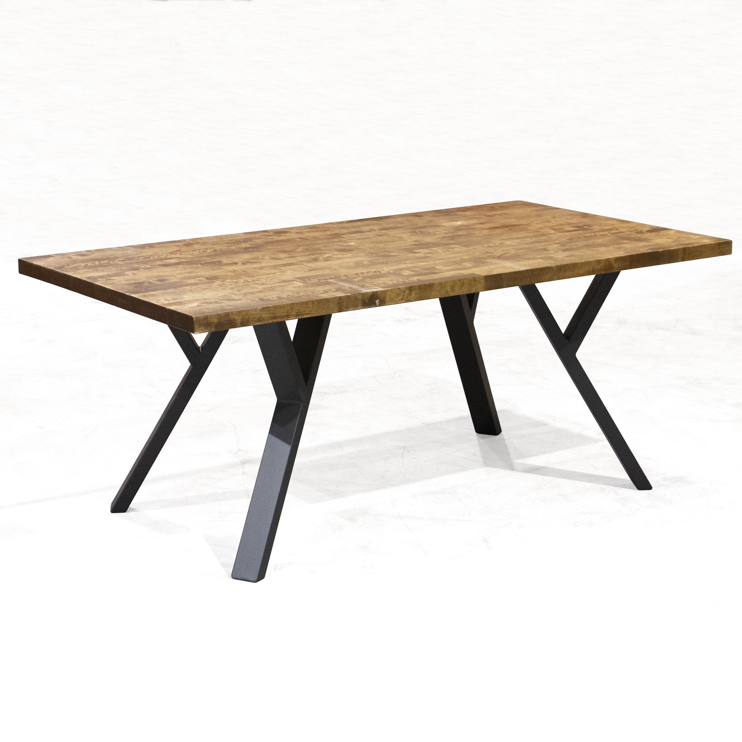 Dining Table with X - Shaped Legs