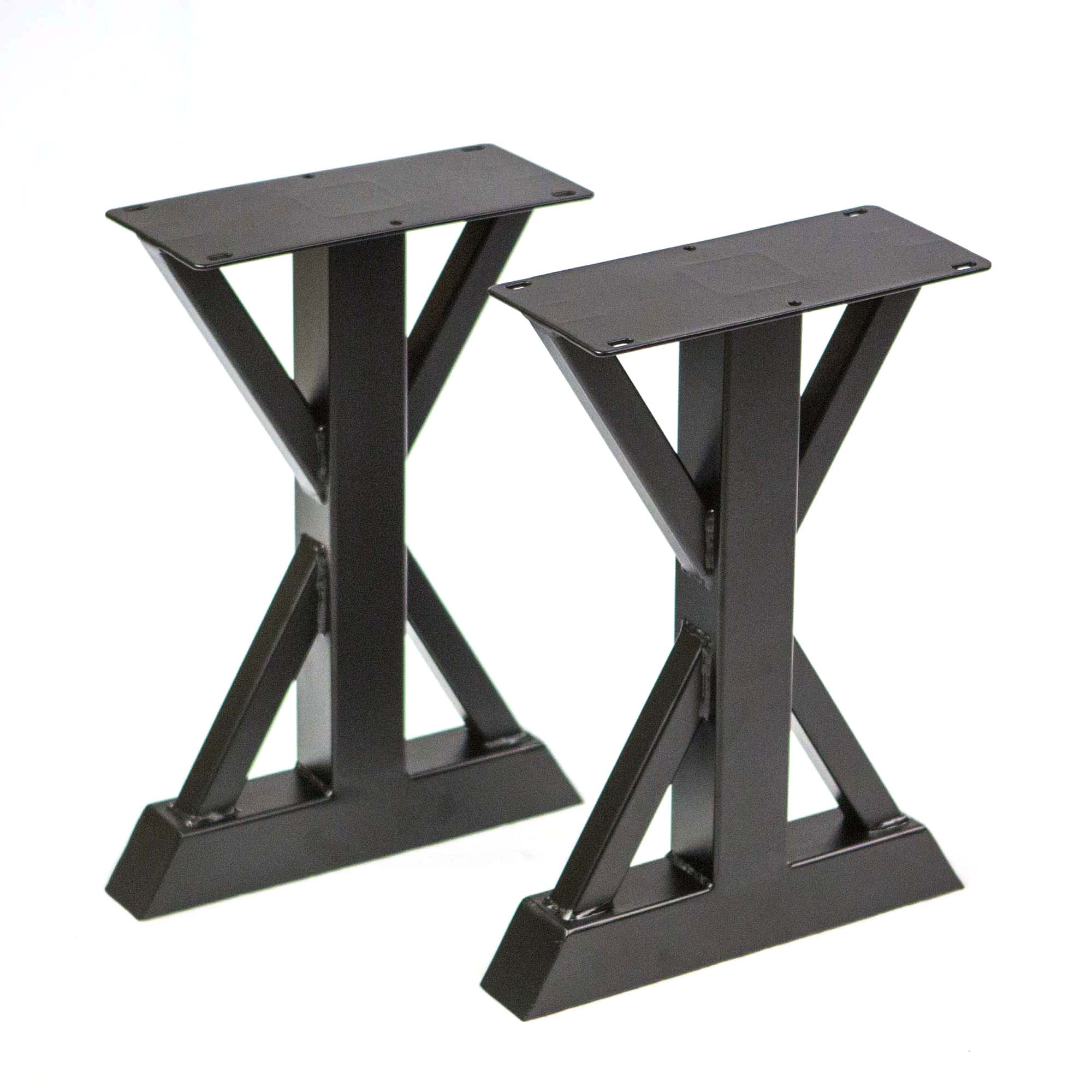 Table Legs with X-Brace Support