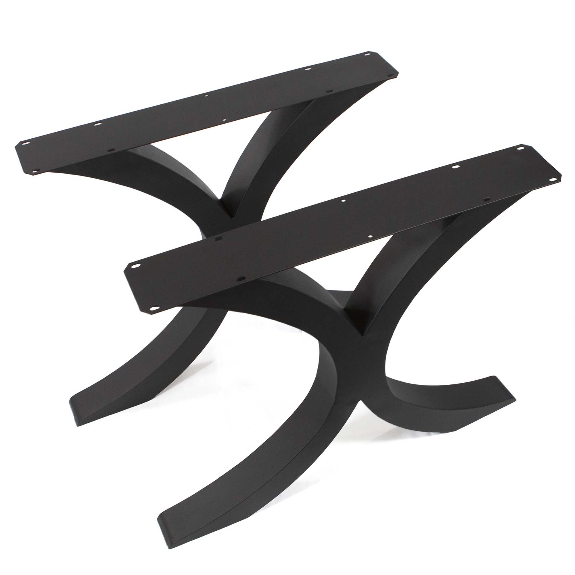 X-Shaped Table Legs Set
