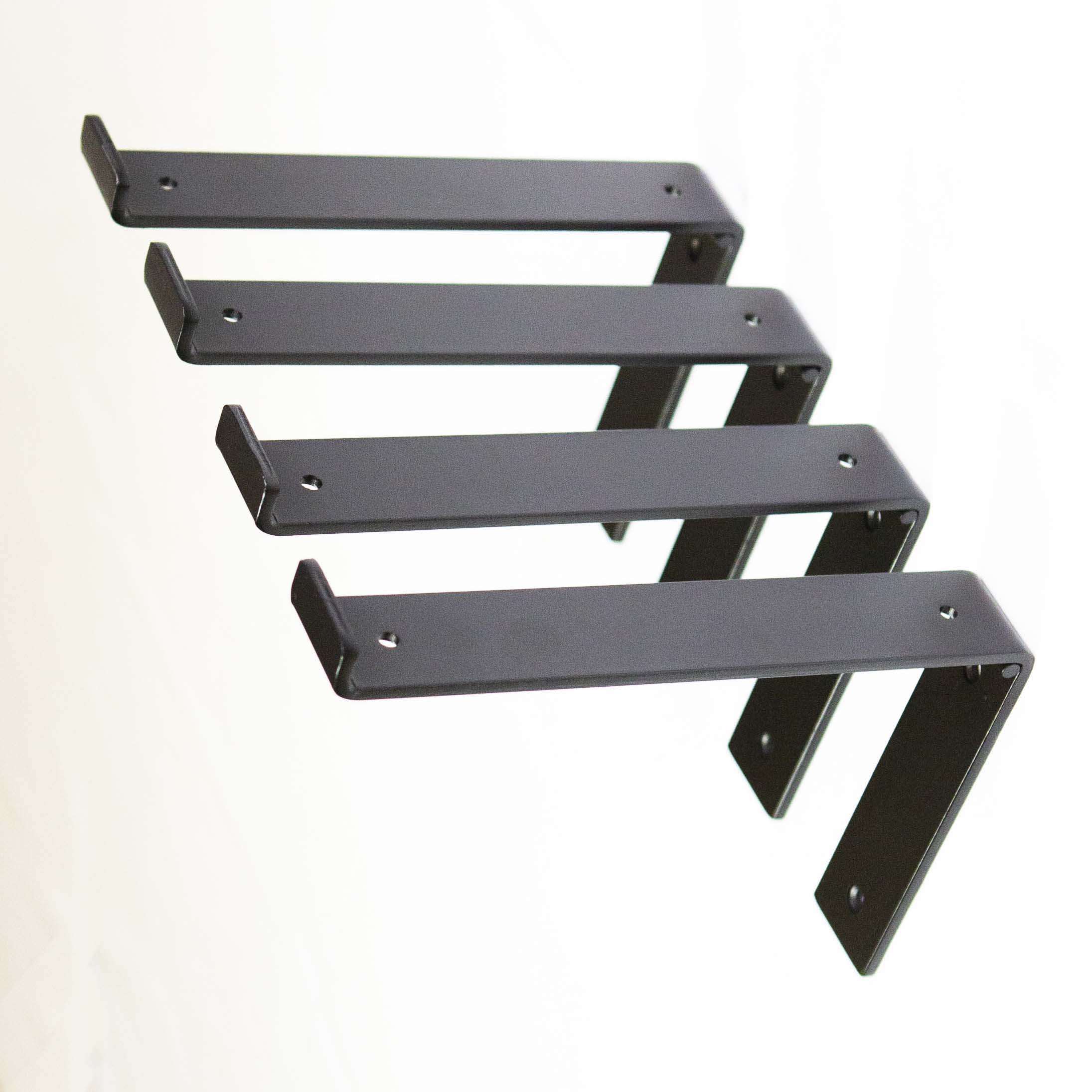 Wall-Mounted Shelf Bracket Set