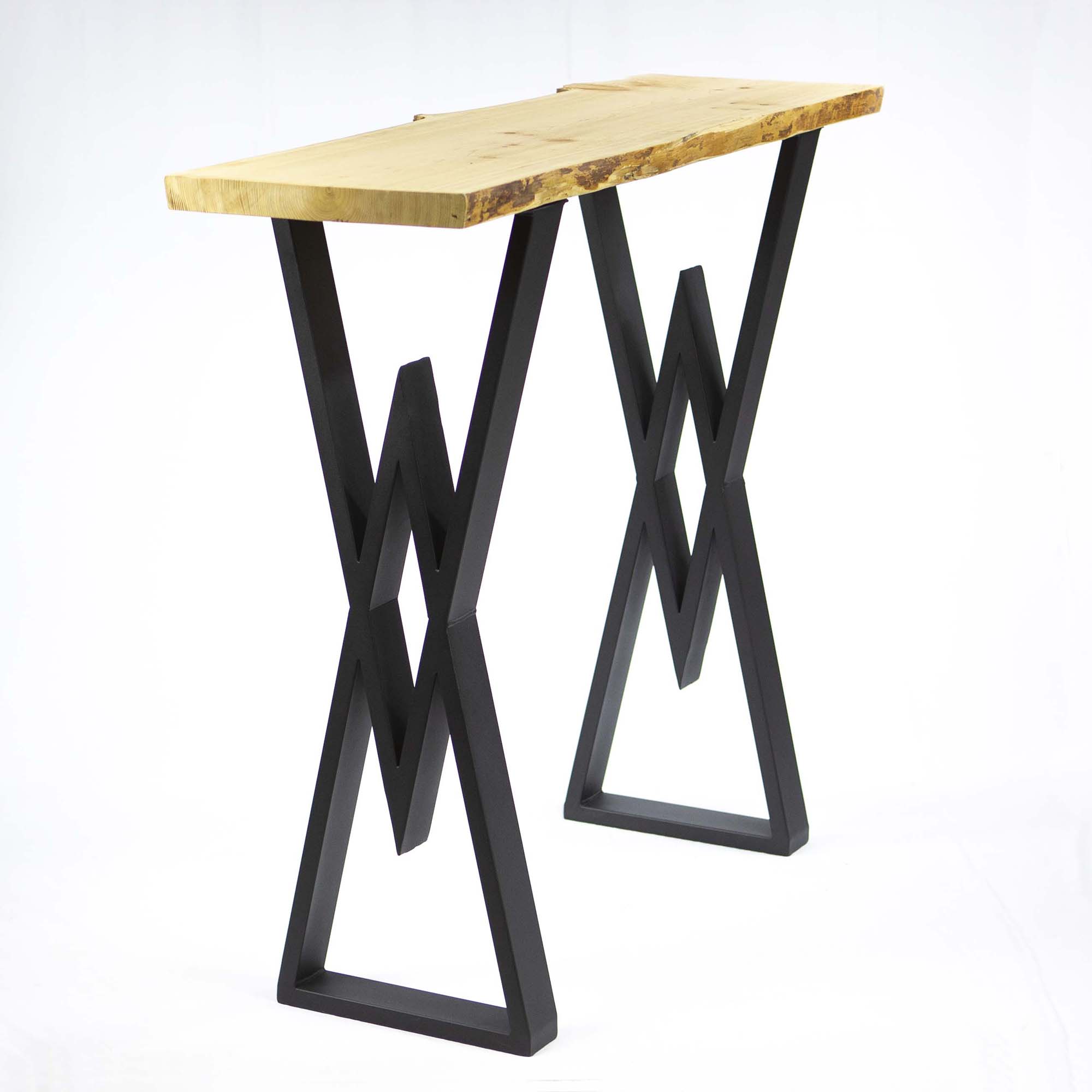 Modern Console Table with Geometric Legs