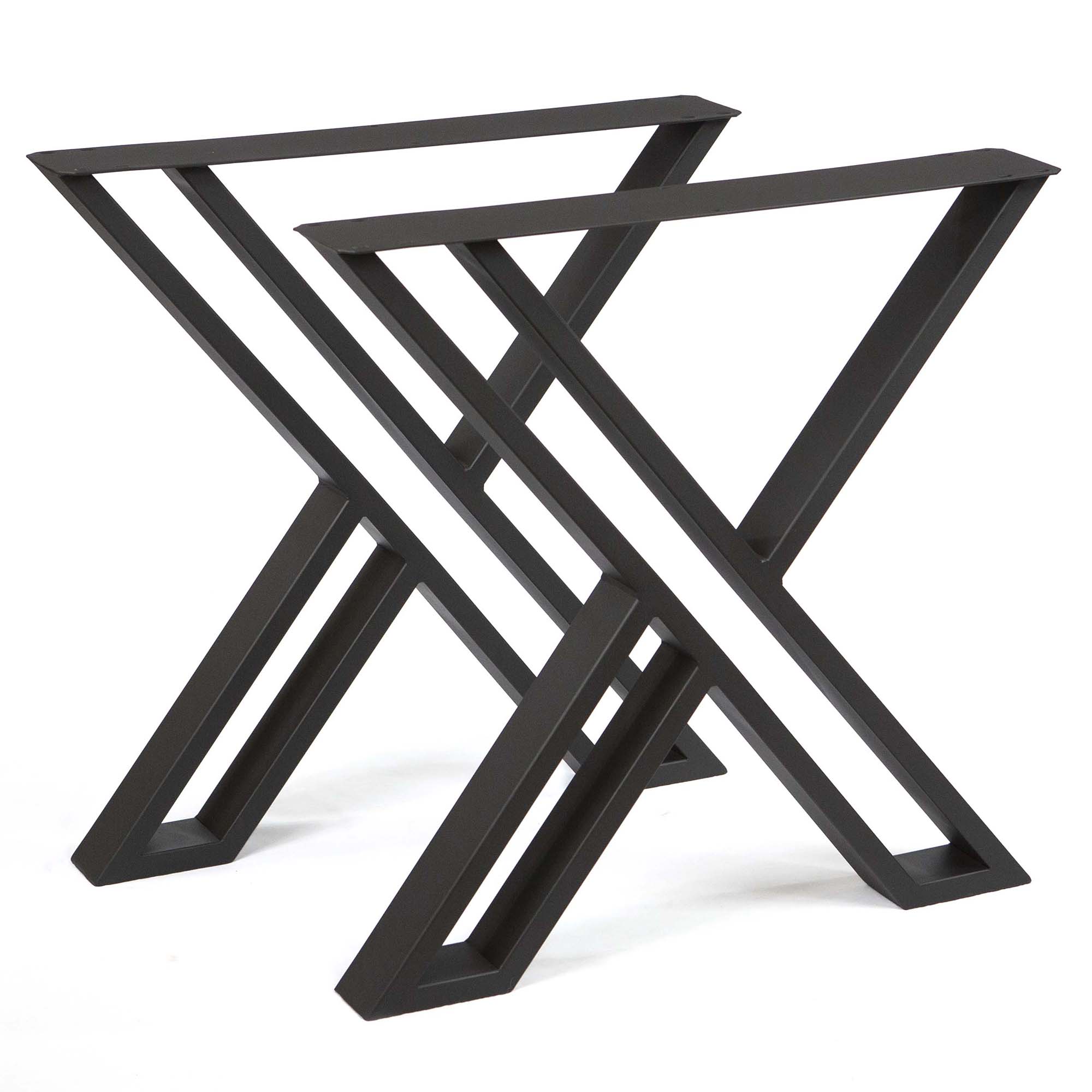 Premium Double X Shaped Table Legs Pair